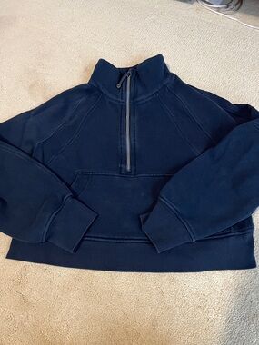 Lululemon Scuba Oversized Crop Funnel Neck Sweatshirt - XS/S